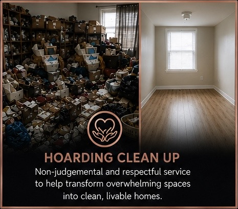 Respectful hoarding clean-up and property restoration service