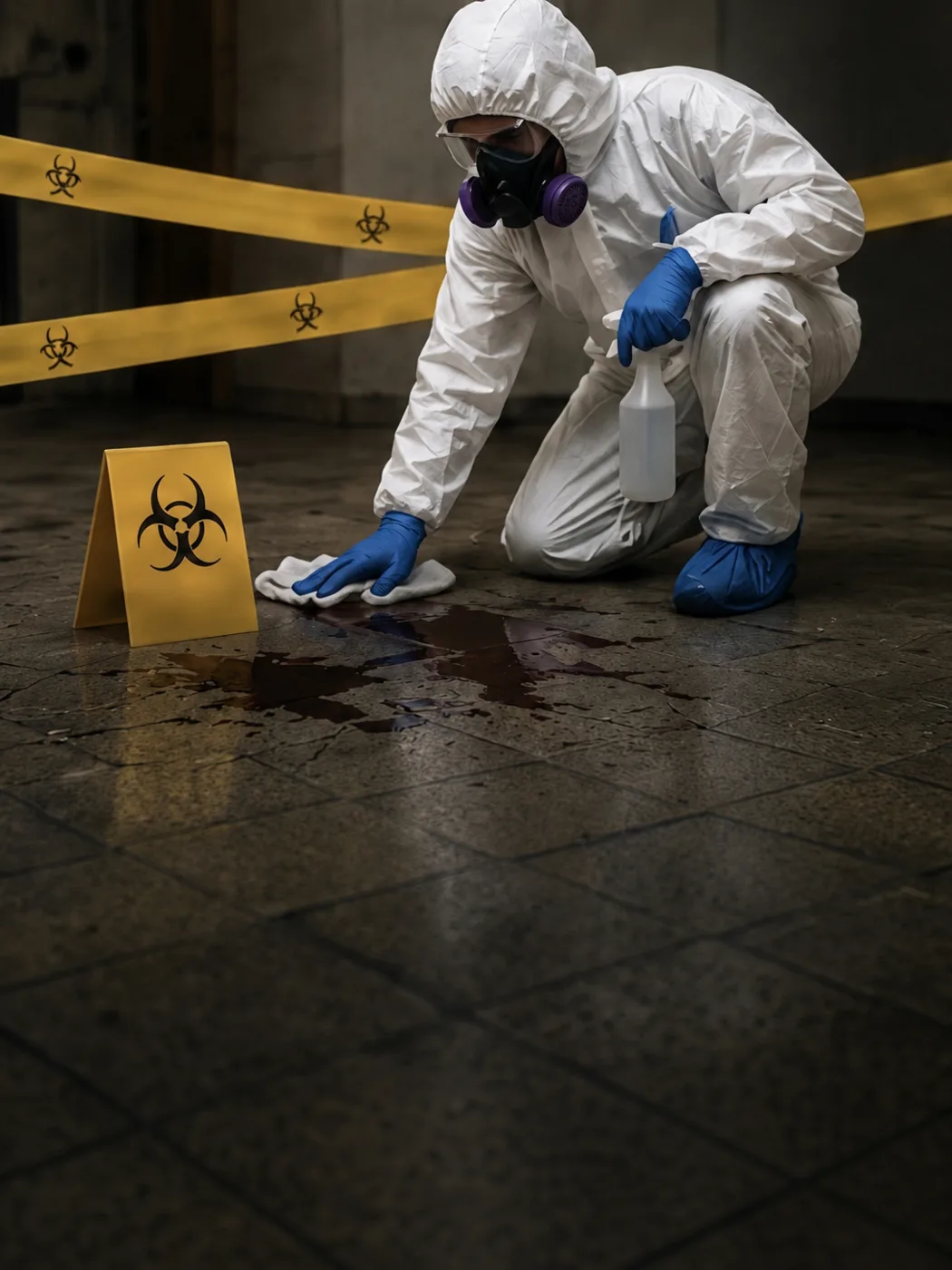 Specialist cleaning after a difficult incident