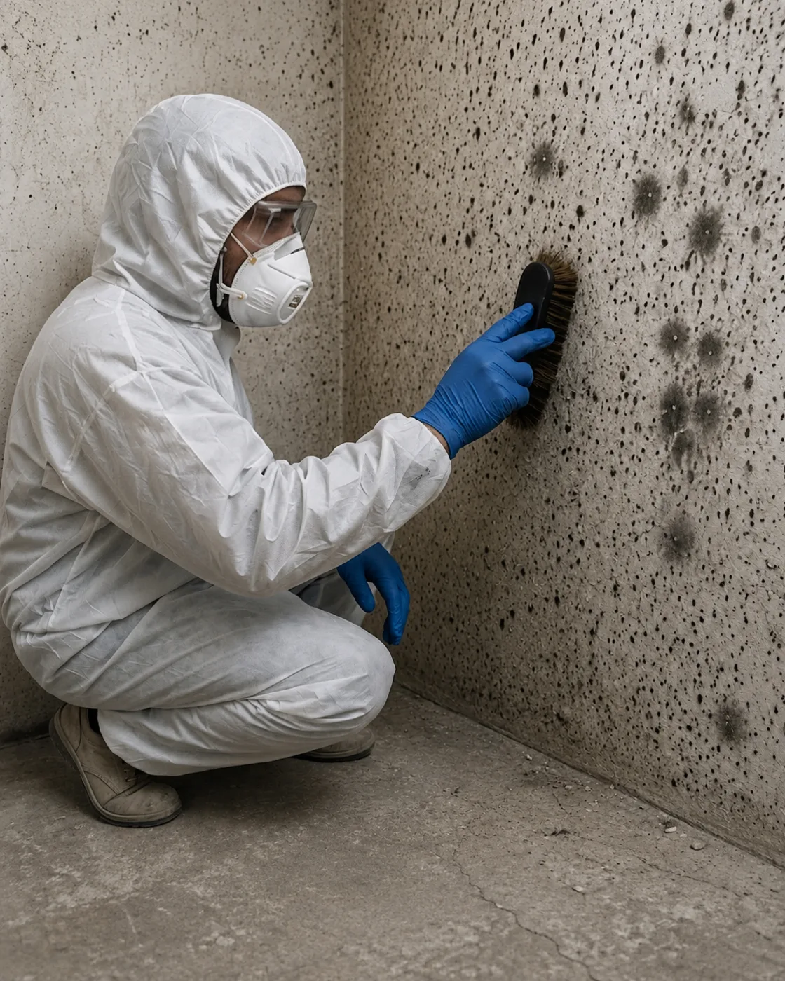 Mould cleaning in a residential property