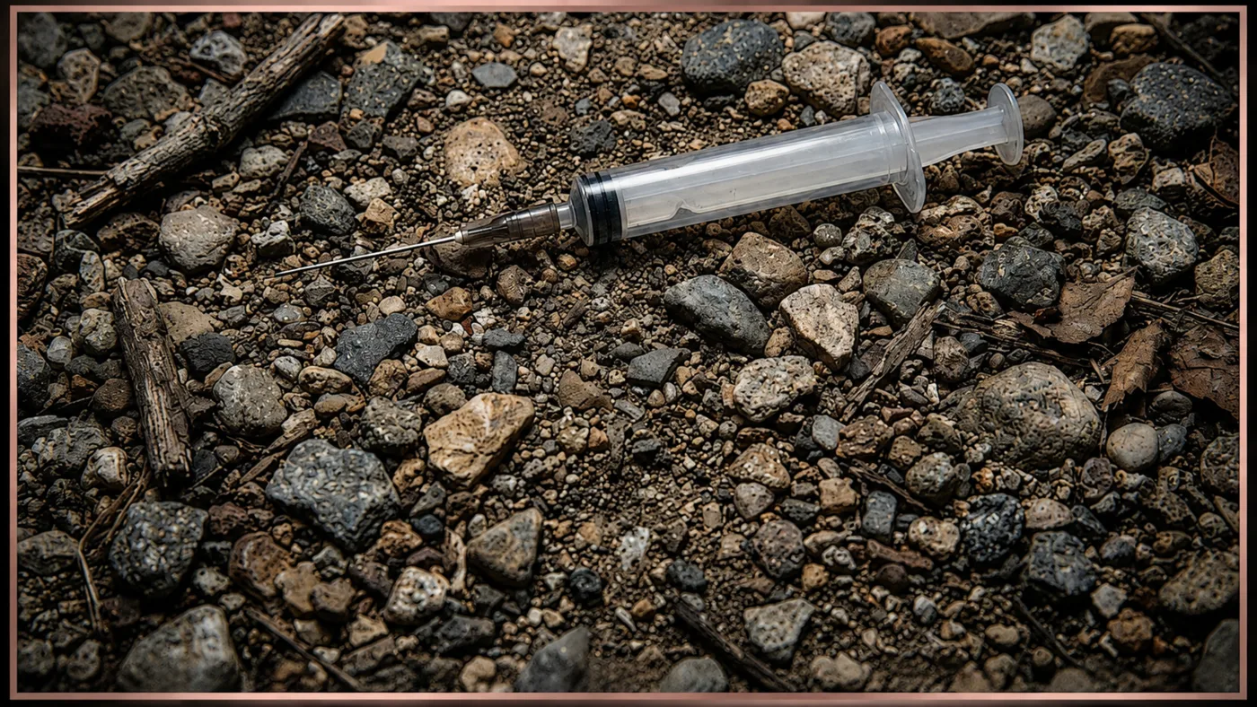Professional needle sweep and sharps removal